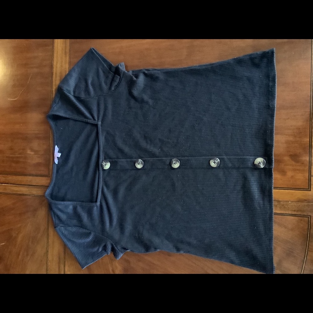black button shirt